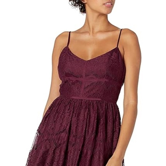 BB Dakota Dresses & Skirts - BB Dakota by Steve Madden Women's Galena Lace Fit N Flare Dress, size 4